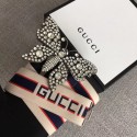 Gucci stripe belt with butterfly 499633 white&blue HY21021mm78