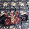 Gucci Sylvie GG velvet mini bag 470270 brown HY3417dw37