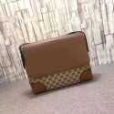 Gucci Techno Canvas Messenger Bag 353401 Brown HY8934Rc99