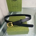 Gucci Thin belt with G buckle 655567 leather HY8078hi67
