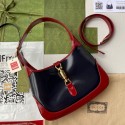 Gucci Vintage Jackie 1961 Original Leather Hobo Bag 636706 Black & Wine HY6655hc46