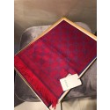 High Imitation Gucci OBLIQUE STOLE IN WOOL AND CASHMERE GG55620 rose&blue HY2867bg96
