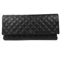 High Quality Chanel Clutch Original Sheepskin Leather A82087 Black HY21462BH97