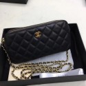 High Quality Chanel Shoulder Bag Black Sheepskin Leather CHA6845 Gold HY24017BH97