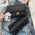 High Quality Chanel small flap bag Lambskin & Gold-Tone Metal AS2204 black HY18666pR54