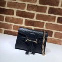 High Quality Gucci Mini leather bag 449636 black HY2847BH97