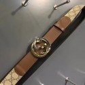 High Quality Imitation Gucci Belt with leather 625855 Brown HY6011wn47