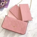 High Quality Imitation Louis Vuitton Monogram Empreinte POCHETTE FeLICIE M64064 Pink HY11336Vu82
