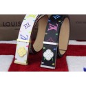 High Quality Louis Vuitton Monogram Multicolore Belt LV2935 White HY25966pR54