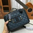 High Quality Replica Chanel Calfskin Leather Shoulder Bag 6070 Blue HY22089aR54