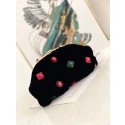 High Quality Replica Chanel clutch Velvet Black & Gold-Tone Metal AB2137 HY4569aR54