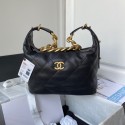 High Quality Replica Chanel Grained Calfskin AS2910 Gold-Tone Metal black HY554aR54