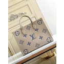 High Quality Replica Louis Vuitton ONTHEGO MM M45494 Cream & blue HY12234aR54