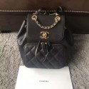 Hot Chanel Original Calfskin Leather Backpack CHA2589 Black HY26109io40