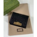 Hot Gucci GG card case wallet 676150 black HY21946Nm85