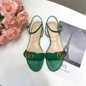 Hot Gucci Leather Double G sandal GG1533BL-6 HY21216Nm85