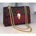 Hot Louis Vuitton Monogram Canvas PALLAS CHAIN Bag M41731 Burgundy HY14646Nm85