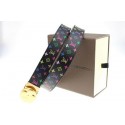 Hot Replica Louis Vuitton Monogram Multicolore Belt LV2052 Black Gold HY16479wR89