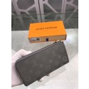 Hot Replica Louis Vuitton Monogram Titanium Cosmos Canvas Mens ZIPPY WALLET M63237 Gray HY27064wR89