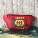 Imitation 1:1 Gucci Calfskin Leather Pocket 493869 Red HY2318LT32