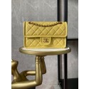 Imitation AAA Chanel flap bag Grained Calfskin AS2357 yellow HY13723RP55
