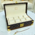 Imitation AAA Louis Vuitton 8 WATCH CASE M47641 Cream HY3298kf15