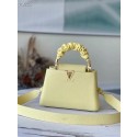 Imitation AAA Louis Vuitton CAPUCINES PM M58587 Ginger Yellow HY27023kf15