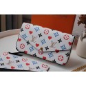 Imitation AAA Louis Vuitton FELICIE POCHETTE M61276 white HY14453RP55