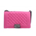 Imitation Boy Chanel Flap Shoulder Bag in Suede Leather A6016 Pink HY8006sJ18