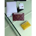 Imitation Chanel 19 Card sleeve AP0731 Burgundy HY3309lH78