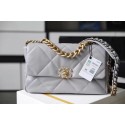 Imitation Chanel 19 flap bag AS1161 grey HY15563Xr29