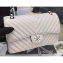 Imitation Chanel 2.55 Series Flap Bag Cannage Pattern Chevron Leather A1112 Grey HY1119lH78