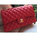 Imitation Chanel 2.55 Series Flap Bag Red Original Leather A01112 Gold HY24479lH78