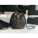 Imitation Chanel Calfskin Backpack Original Leather AS3211 black HY9230EY79