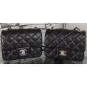 Imitation Chanel Classic Flap Bag Original Sheepskin Leather A5171 Black HY20781sJ18