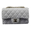 Imitation Chanel Classic MINI Flap Bag White Cannage Pattern CF1119 Gold HY12974ye39