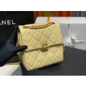 Imitation Chanel Grained Calfskin Backpack Original Leather AS3108 yellow HY23712SU58