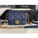 Imitation Chanel MINI FLAP BAG AS3368 Royal Blue HY20673Xr29