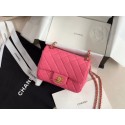 Imitation Chanel MINI Flap Bag Original Sheepskin Leather AS1786 rose HY6911sJ18