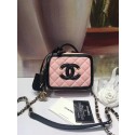Imitation Chanel mini Vanity Case Original A93342 pink HY20844SU87