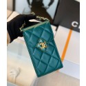 Imitation CHANEL Mobile phone case Card Holder AP1188 Green HY26643Ug88