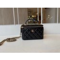 Imitation Chanel Original Small classic chain box handbag AP2199 black HY19734lH78