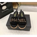 Imitation Chanel Slipper Shoes CH27963 Black Shoes HY20803Ug88