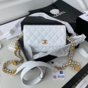 Imitation Chanel SMALL FLAP BAG AP2840 white HY14477Oz49