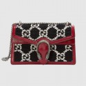 Imitation Cheap Gucci Dionysus GG Original tweed Shoulder Bag 400249 black HY23743fV17
