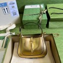 Imitation Cheap Gucci Jackie 1961 lame mini bag 675799 gold HY14983fV17