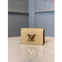Imitation Cheap Louis vuitton original TWIST MULTICARTES card holder M68681 beige HY22283fV17