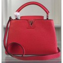 Imitation Fashion Louis Vuitton Original Taurillon Leather CAPUCINES BB Bag M90294 Red HY7239kd19