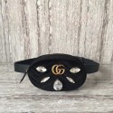 Imitation Gucci GG Marmont Belt Bag 476434 Black HY14655Nj42