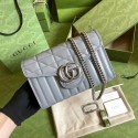 Imitation Gucci GG Marmont matelasse mini bag 474575 gray HY18648uq94